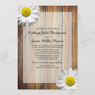 Daisy - Barnholz - Einladung zur Hochzeit