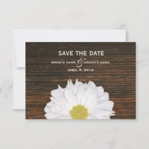 Daisy & Barnwood Wedding retten das Datum Save The Date