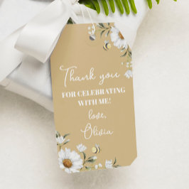 Daisy Bee Birthday Vielen Dank Geschenkanhänger