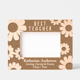 Daisy Best Teacher Etched Frames Geätzte Rahmen