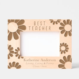 Daisy Best Teacher Etched Frames Geätzte Rahmen