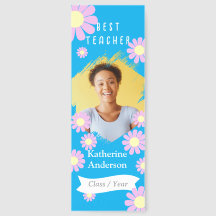 Daisy Best Teacher Foto Blue