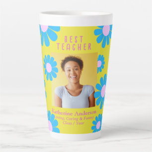 Daisy Best Teacher Foto Yellow Milchtasse