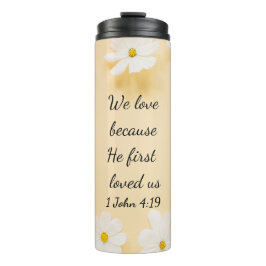 Daisy Bible Verse Thermosbecher