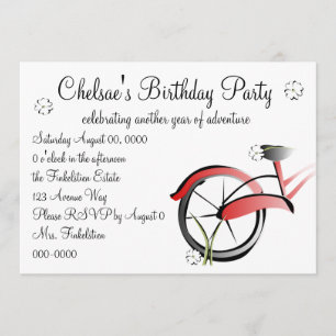 Daisy Bike Ride Einladung