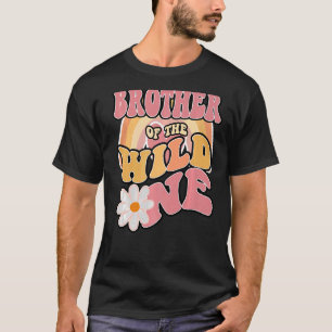 Daisy Birthday Brother Wild One Boho 1. Geburtstag T-Shirt
