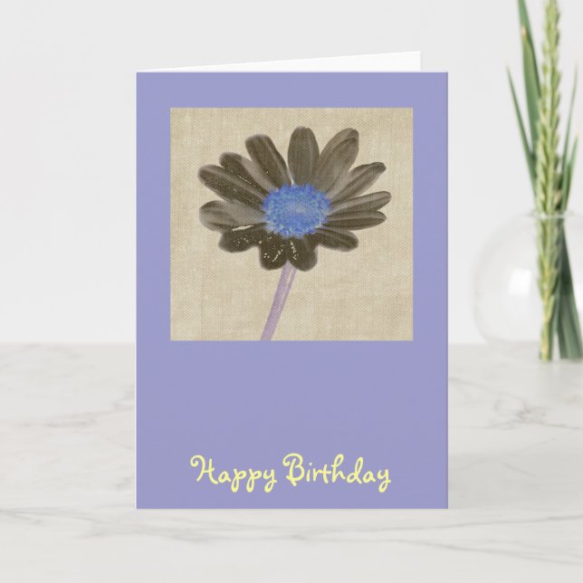 Daisy Birthday Card Karte (Vorderseite)