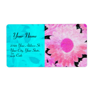 DAISY, blaue Turquase, rosa schwarz