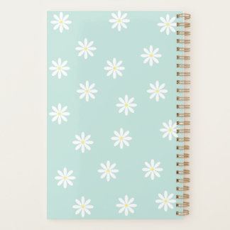 Daisy Bloom Planer – Softblaue Blumeneinband