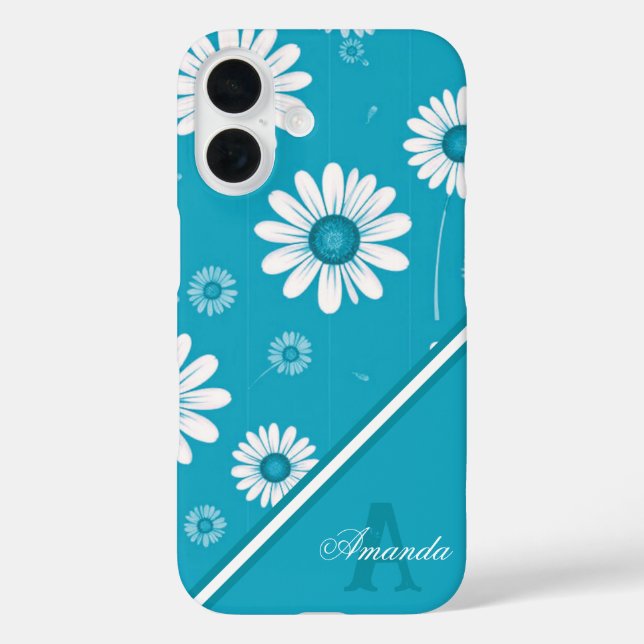 Daisy Blooms: Minimalistisches Blumenmuster Case-Mate iPhone Hülle (Rückseite)
