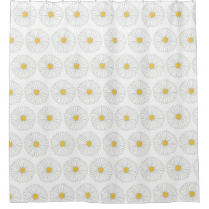 Daisy Blossom Blume Daisies Garden Party Floral Duschvorhang