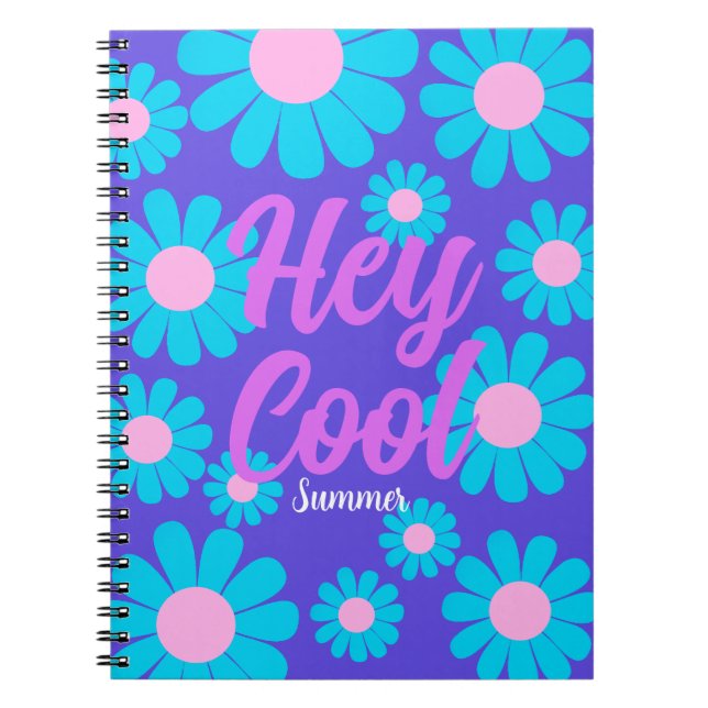 Daisy Blue Lilac Notizblock (Vorderseite)