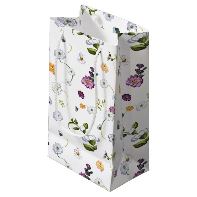 Daisy Blume 2 Kleine Geschenktüte (Vorderseite Schrägansicht)