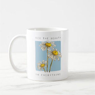 Daisy Blume Beauty Slogan Kaffeetasse