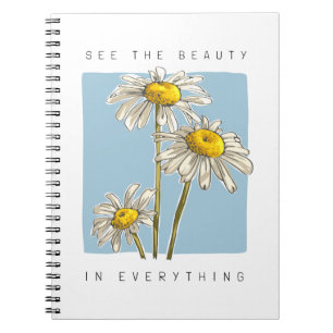 Daisy Blume Beauty Slogan Notizblock