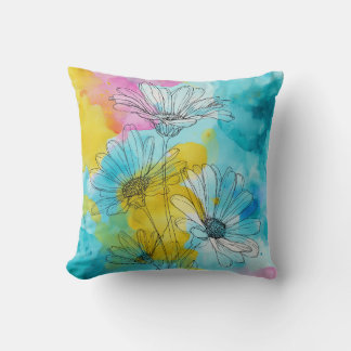 Daisy Blume Blumenwirbel Kissengeschenk Kissen
