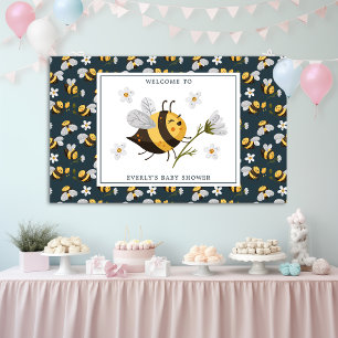 Daisy Blume Bumblebee Bee Baby Dusche Banner