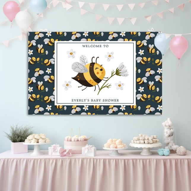 Daisy Blume Bumblebee Bee Baby Dusche Banner (Von Creator hochgeladen)