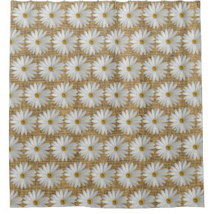 Daisy Blume Burlap Duschvorhang
