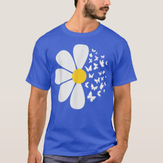 Daisy Blume Butterflies Spring Nature Garden Gard T-Shirt