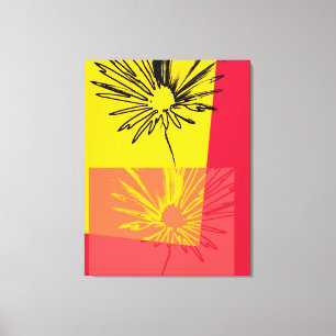 Daisy Blume c.1982 - Kunstgewerbespannte Canvas Leinwanddruck