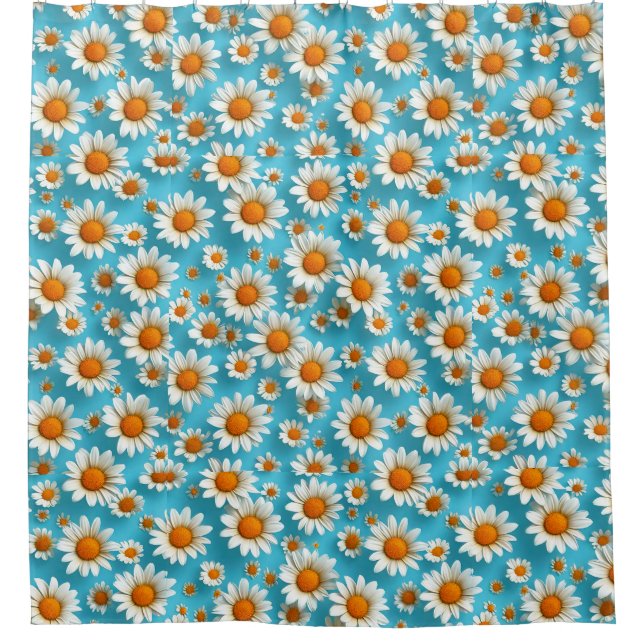 Daisy-Blume Duschvorhang (Vorderseite)