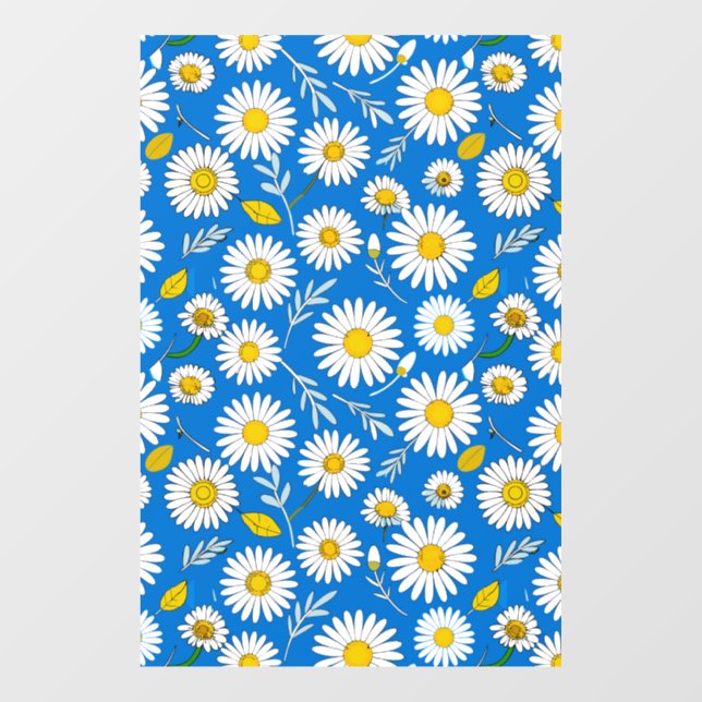 Daisy-Blume Fensteraufkleber (Blatt)