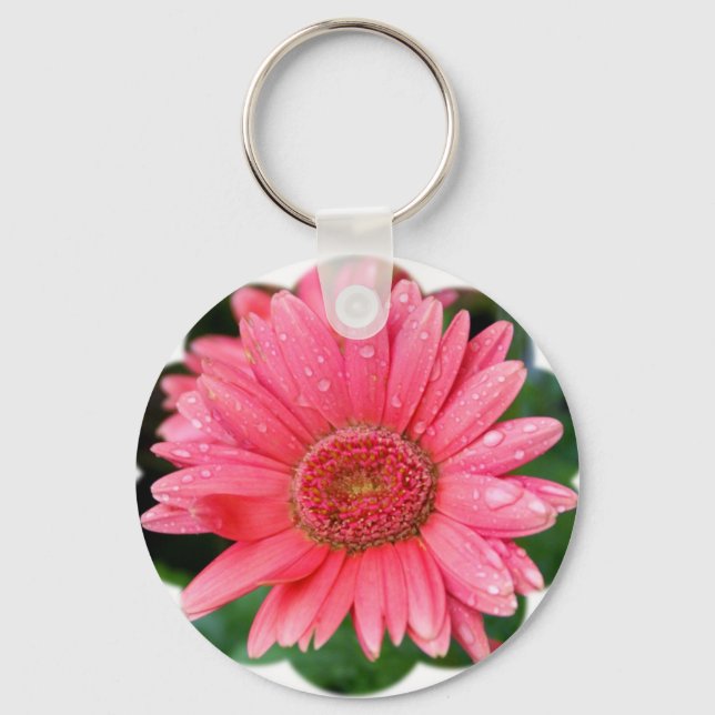 Daisy-Blume-Form Schlüsselanhänger (Vorderseite)