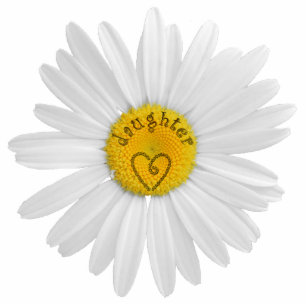 Daisy Blume für Daughter Art individueller Hinterg Fotoskulptur Magnet