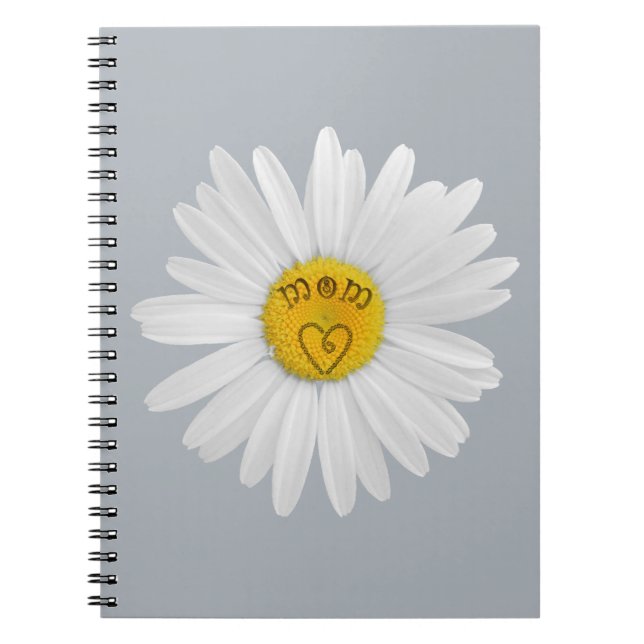 Daisy Blume für Mama Art Customizing Background Notizblock (Vorderseite)