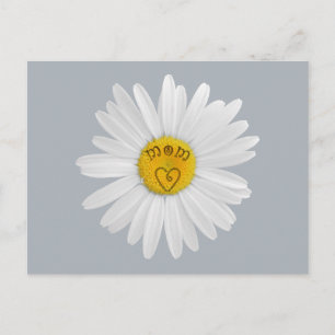 Daisy Blume für Mama Art Customizing Background Postkarte