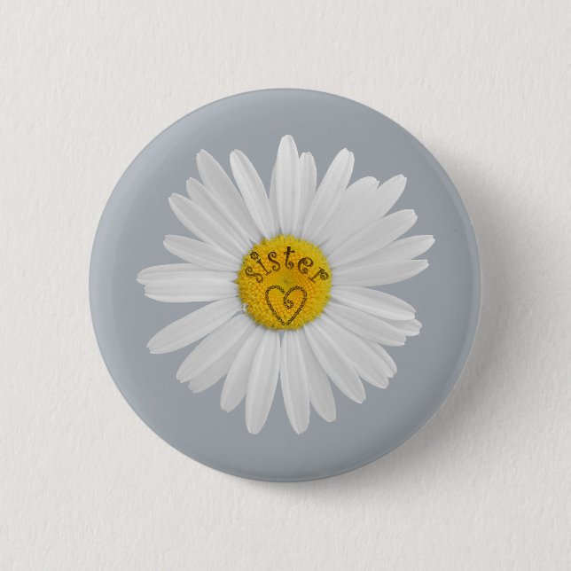 Daisy Blume für Sister Art Customizing Background Button (Vorderseite)