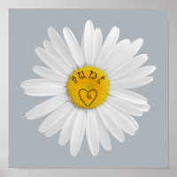 Daisy Blume für Tante Art individueller Hintergrun
