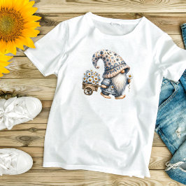 Daisy Blume Gnome Wheel Barrel Garden T-Shirt