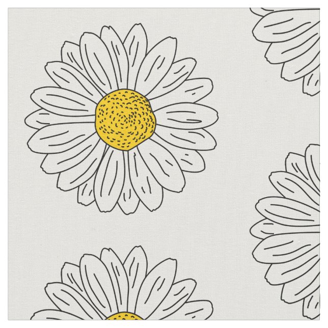 Daisy Blume Hand Stoff (Nahaufnahme)