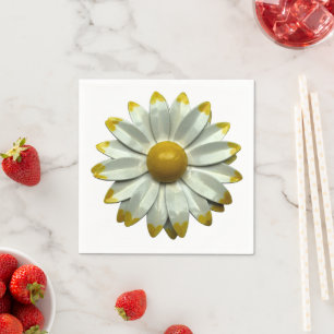 Daisy Blume - Hochzeit des Blumenfrühlings Sommerg Serviette