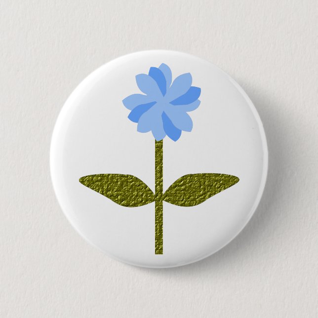 Daisy Blume Hübsch Blue Button (Vorderseite)
