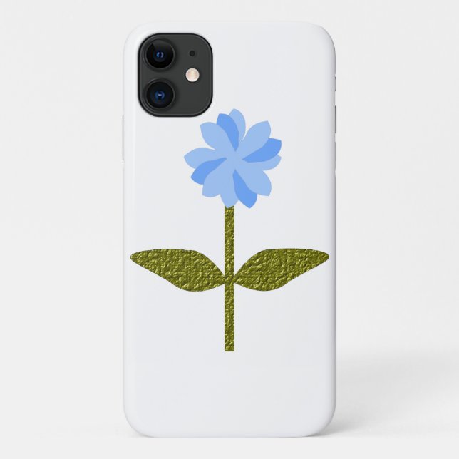 Daisy Blume Hübsch Blue iPhone 3 Fall Case-Mate iPhone Hülle (Rückseite)