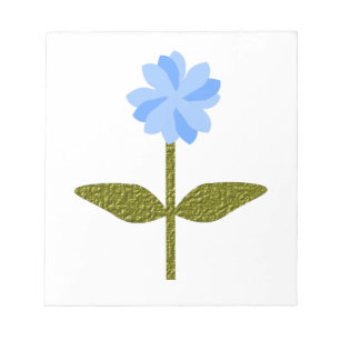 Daisy Blume Hübsch Blue Notepad Notizblock