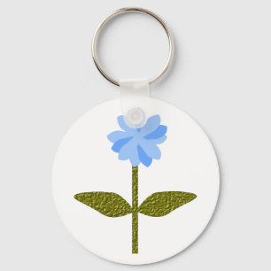 Daisy Blume Hübsch Blue Schlüsselanhänger