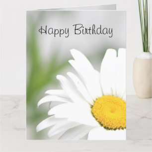 Daisy-Blume im Vollblut Karte
