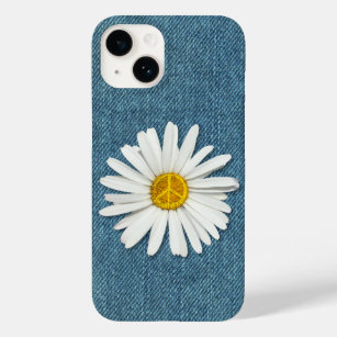 Daisy Blume Inner Peace Symbol - Denim Jeans Case-Mate iPhone 14 Hülle
