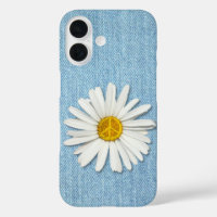 Daisy Blume Inner Peace Symbol - Denim Jeans