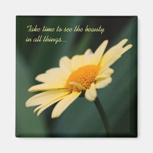 Daisy Blume Inspiration Zitat Magnet