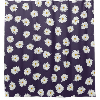 Daisy Blume: kleines, nahtloses Muster. Duschvorhang