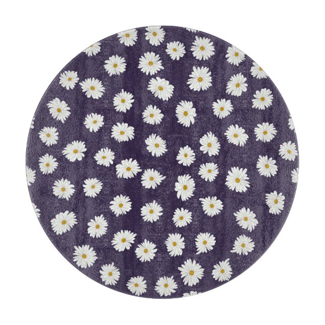 Daisy Blume: kleines, nahtloses Muster. Schneidebrett (Vorderseite)