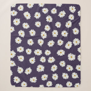 Daisy Blume: kleines, nahtloses Muster. Sherpadecke