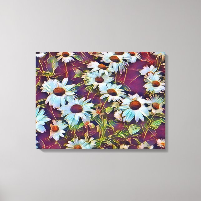 DAISY BLUME LEINWANDDRUCK (Vorderseite)