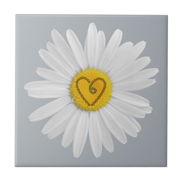 Daisy Blume Liebe Art Customizing Background Fliese (Vorderseite)