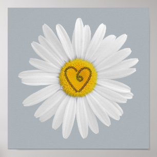 Daisy Blume Liebe Art Customizing Hintergrund Poster